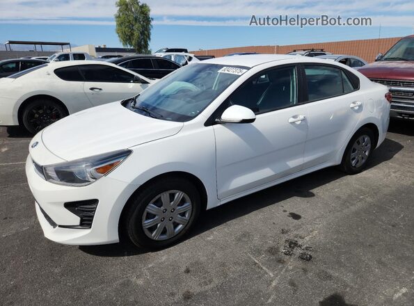 3KPA24AD3ME372971 2021 KIA RIO White Հետևի ձախ