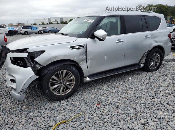 JN8AZ2NE9J9190781 2018 INFINITI QX80 Серебряный 