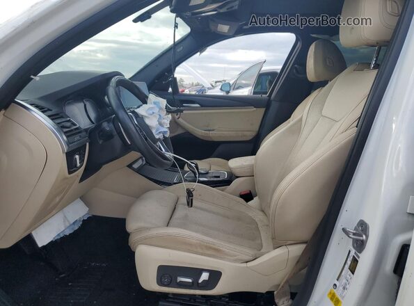 WBX47DP07NN155863 2022 BMW X3 White Widok deski rozdzielczej