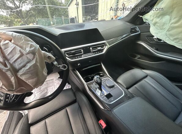 WBA5R1C07LFH39025 2020 BMW 3 SERIES Silver Vista de los asientos traseros