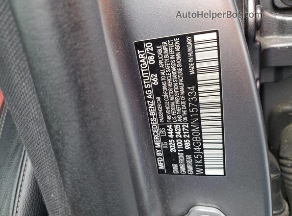 W1K5J4GB0MN157334 2021 MERCEDES-BENZ CLA-CLASS Charcoal 