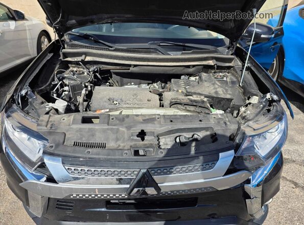 JA4AD3A37LZ031551 2020 MITSUBISHI OUTLANDER Black წინა პანელის ხედი
