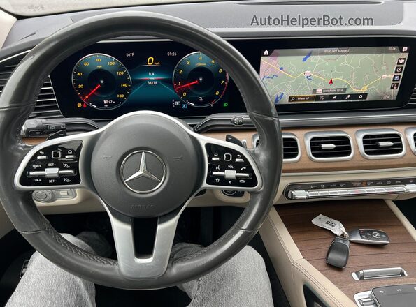 4JGFB4JB8LA208942 2020 MERCEDES-BENZ GLE Blue წინა პანელის ხედი