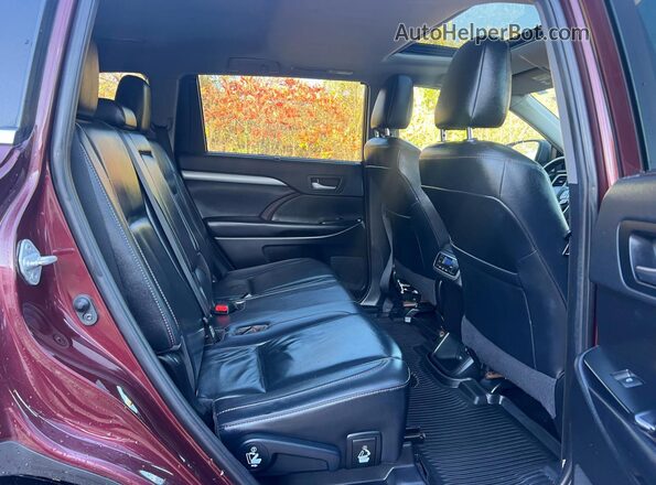 5TDJGRFHXKS071207 2019 TOYOTA HIGHLANDER HYBRID Бордовый 