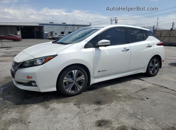 1N4AZ1CP7JC308622 2018 NISSAN LEAF White 