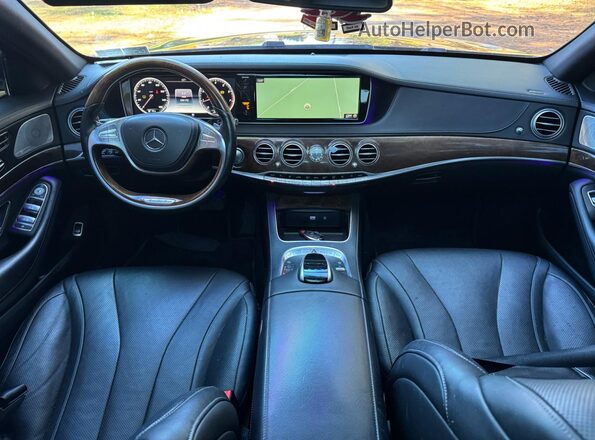 WDDUG8FB9HA331448 2017 MERCEDES-BENZ S-CLASS Black Вид задніх сидінь