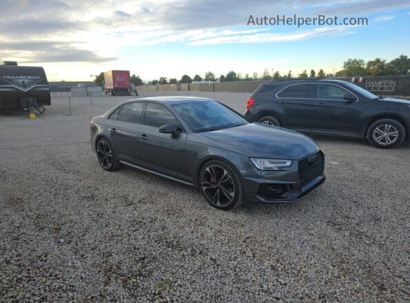 WAUB4AF43KA062435 2019 AUDI S4 Gray უკანა მარცხენა