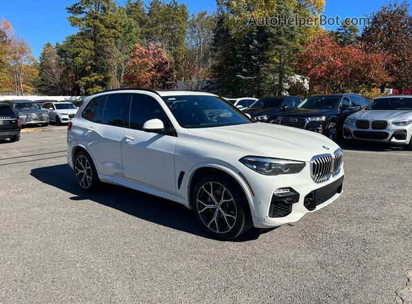 5UXCR4C01LLW64024 2020 BMW X5 White Задня ліва чверть