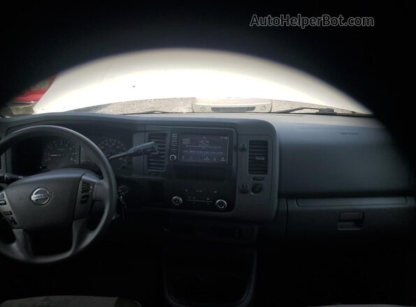 1N6BF0KM1LN801497 2020 NISSAN NV White Սարքավորումների վահանակի տեսք