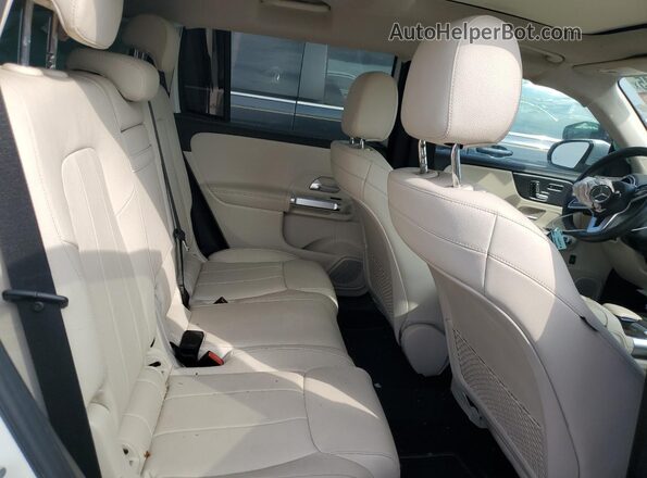 W1N4M4HB8MW105951 2021 MERCEDES-BENZ GLB-CLASS White უკანა სალონის ხედი