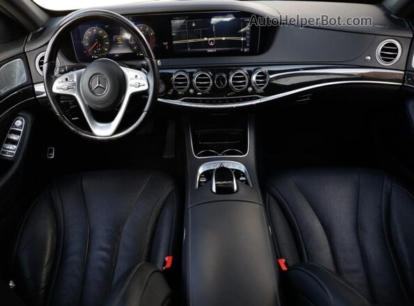 WDDUG6GB7LA502841 2020 MERCEDES-BENZ S Black Widok tylnych siedzeń