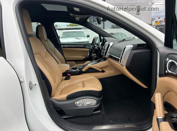 WP1AA2A26GLA08205 2016 PORSCHE CAYENNE White უკანა ხედი
