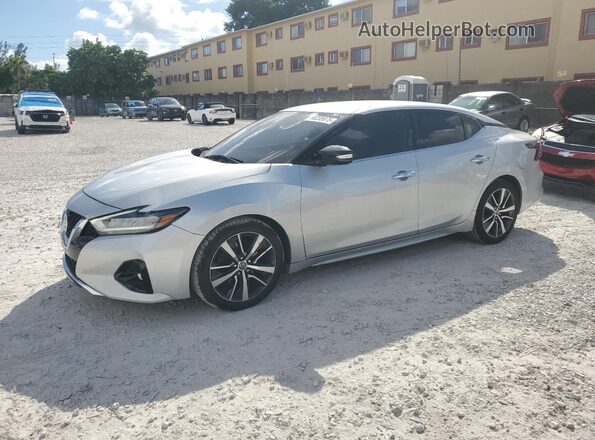 1N4AA6AV2KC373160 2019 NISSAN MAXIMA Silver უკანა მარცხენა
