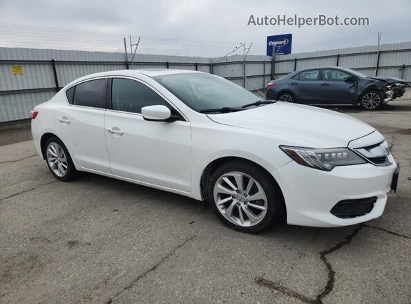 19UDE2F37HA014730 2017 ACURA ILX Белый Передняя правая четверть