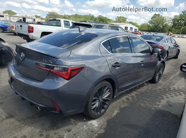 19UDE2F83LA009707 2020 ACURA ILX Charcoal Задня права чверть