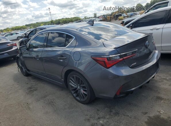 19UDE2F83LA009707 2020 ACURA ILX Charcoal Задня ліва чверть