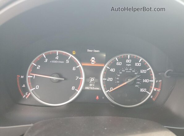 19UDE2F83LA009707 2020 ACURA ILX Charcoal Вид щитка приладів
