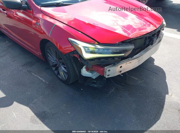 19UDE2F89KA002436 2019 ACURA ILX Red Widok z przodu