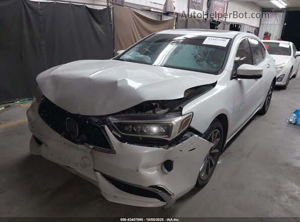 19UUB1F37LA005991 2020 ACURA TLX White Vista tres cuartos delantera izquierda