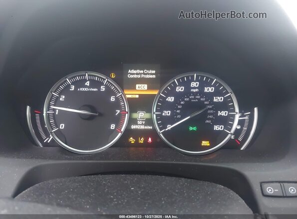 19UUB1F59LA003872 2020 ACURA TLX Black Widok tylnych siedzeń