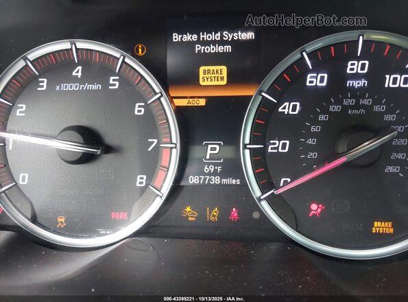 19UUB1F60KA006733 2019 ACURA TLX White Widok tylnych siedzeń
