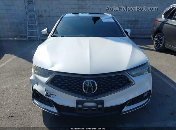 19UUB1F60KA006733 2019 ACURA TLX White Widok zestawu wskaźników