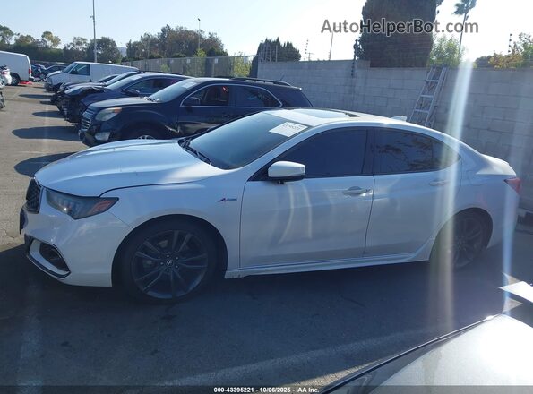 19UUB1F60KA006733 2019 ACURA TLX White Widok wnętrza 360 stopni