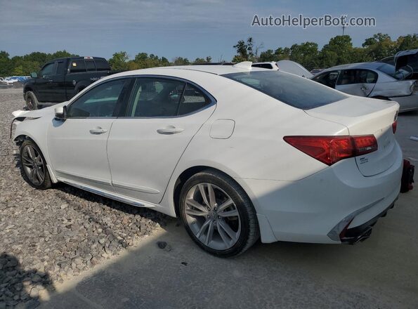 19UUB2F48KA003373 2019 ACURA TLX White Trasero izquierdo