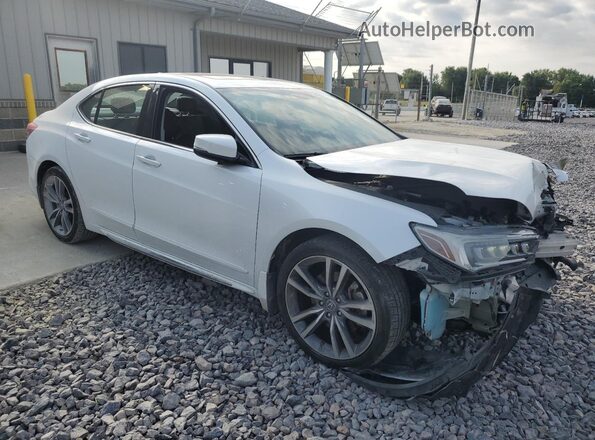 19UUB2F48KA003373 2019 ACURA TLX White Delantero derecho