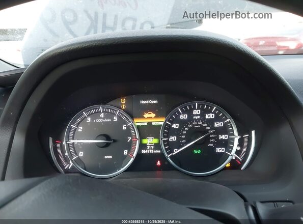 19UUB2F49LA003416 2020 ACURA TLX Black Հետևի նստատեղերի տեսք
