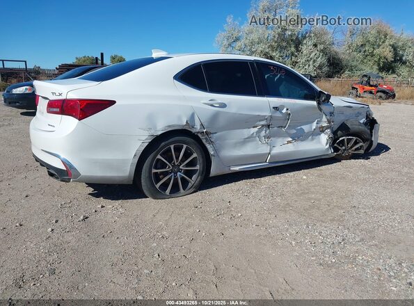 19UUB3F58JA004584 2018 ACURA TLX White Tył prawy