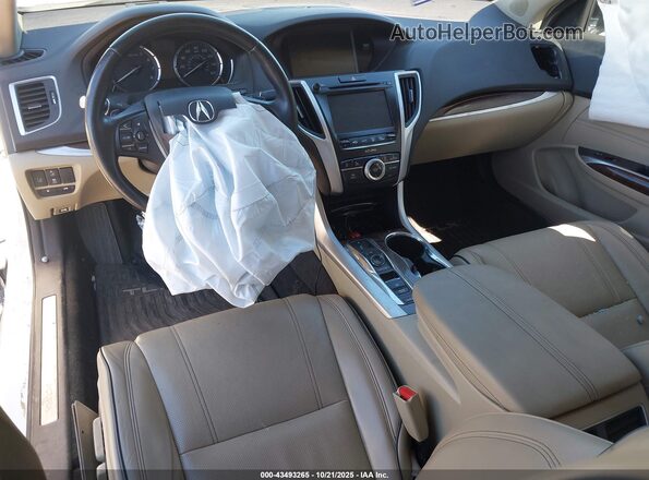 19UUB3F58JA004584 2018 ACURA TLX White Widok wnętrza z przodu