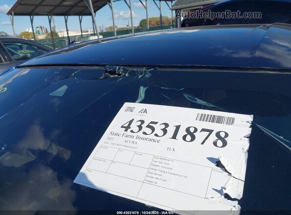 19UUB5F37MA016367 2021 ACURA TLX Blue Դիմացի տեսք