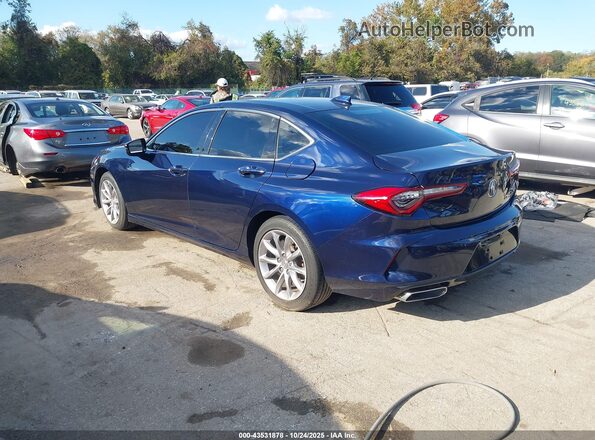 19UUB5F37MA016367 2021 ACURA TLX Blue Հետևի ձախ