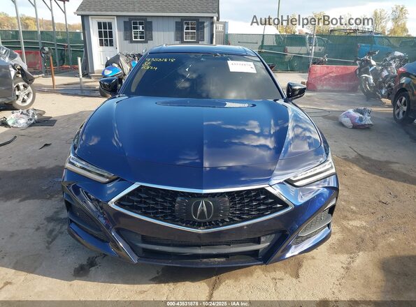 19UUB5F37MA016367 2021 ACURA TLX Blue Սարքավորումների վահանակի տեսք