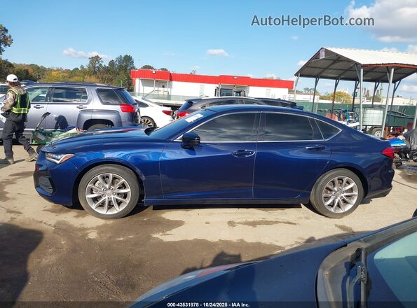 19UUB5F37MA016367 2021 ACURA TLX Blue Սալոնի 360 աստիճան տեսք