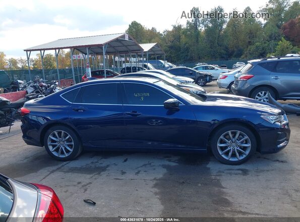 19UUB5F37MA016367 2021 ACURA TLX Blue Սալոնի հետևի տեսք
