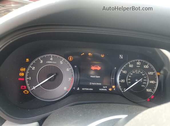 19UUB5F43MA006914 2021 ACURA TLX Gray Vista del cuadro de instrumentos