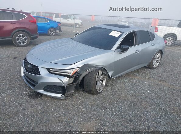 19UUB5F44MA007070 2021 ACURA TLX Silver Przód lewy