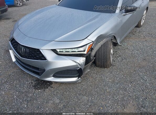 19UUB5F44MA007070 2021 ACURA TLX Silver Widok z przodu
