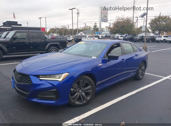 19UUB5F51NA001575 2022 ACURA TLX Blue 