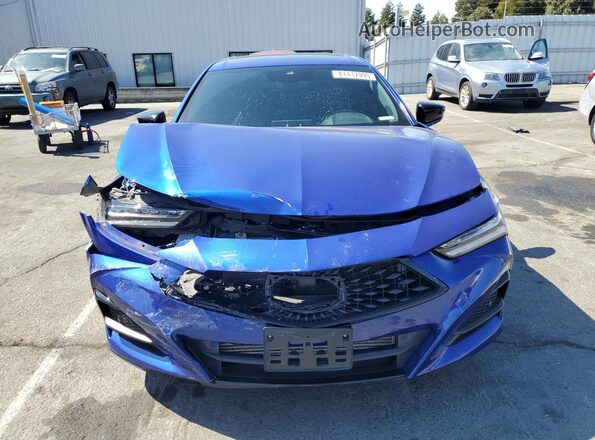 19UUB5F59MA014590 2021 ACURA TLX Blue Widok z przodu