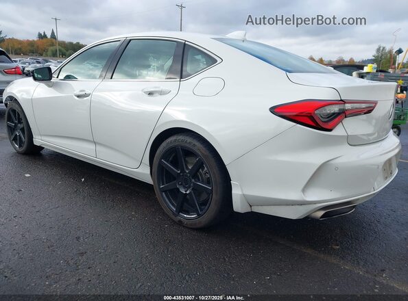 19UUB5F64MA000654 2021 ACURA TLX White Trasero izquierdo