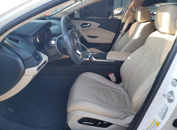 19UUB6F48MA006302 2021 ACURA TLX White Vista interior delantera