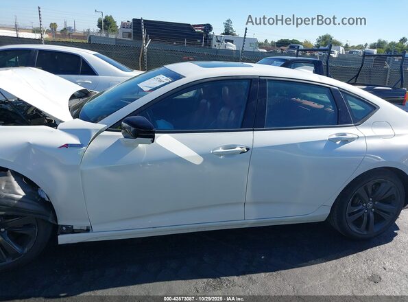 19UUB6F57MA007708 2021 ACURA TLX White Vista interior trasera