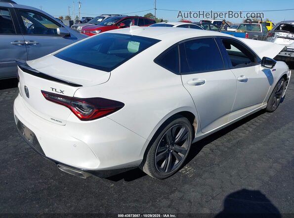 19UUB6F57MA007708 2021 ACURA TLX White Trasero derecho
