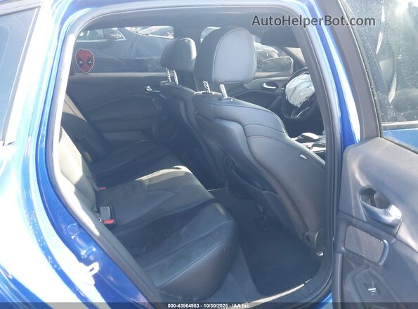 19UUB7F93PA000784 2023 ACURA TLX Blue Vista de la etiqueta del VIN