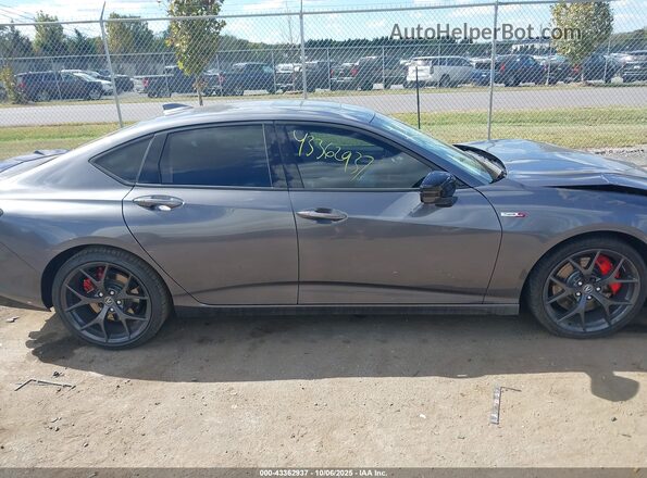 19UUB7F98PA000828 2023 ACURA TLX Gray Vista interior de 360 grados