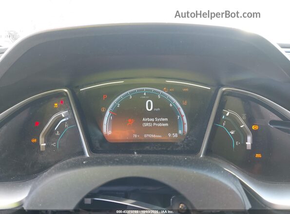 19XFC1F36LE000881 2020 HONDA CIVIC Черный Вид задних сидений