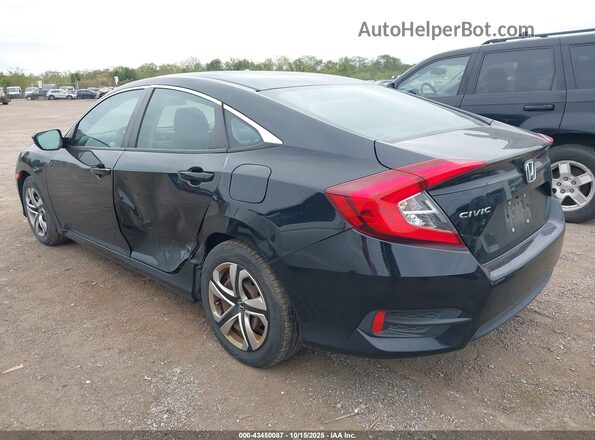 19XFC2F58JE016813 2018 HONDA CIVIC Black Հետևի ձախ